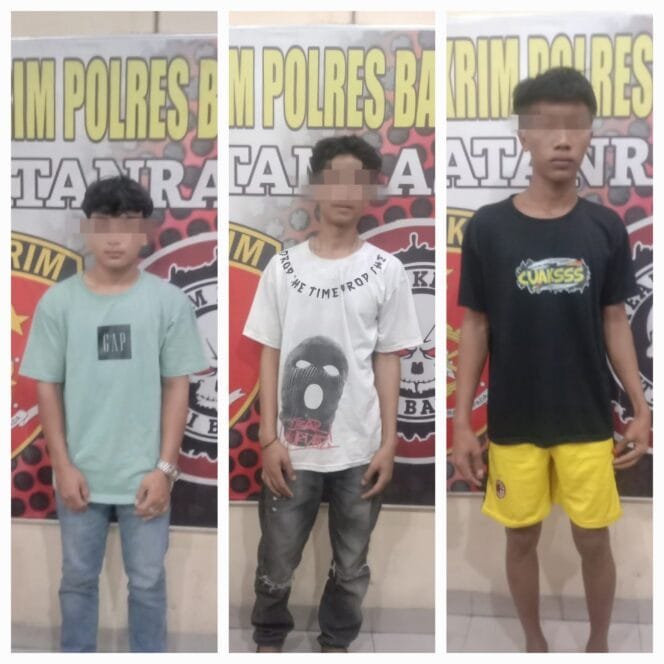 
					Dugaan Paksa Anak Dibawah Umur, Tiga Remaja Diamankan Polres Batubara