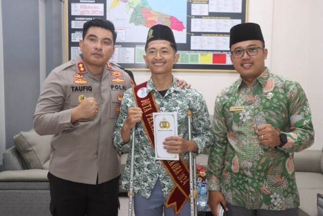 
					Kapolres Apresiasi Dimas Ardiansyah, Siswa MAN Batu Bara Duta Pelajar Anti Narkoba Sumut