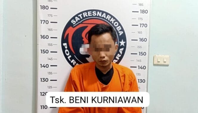 
					Lagi Asik Nimbang Shabu, Pria Asal Batu Bara Digerebek Polisi