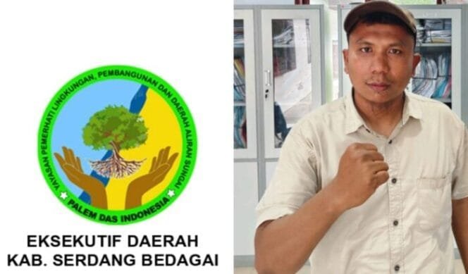 
					Ketua Yayasan Pemerhati Lingkungan, Pembangunan,Daerah Aliran Sungai (PALEM DAS) Kabupaten Serdang Bedagai, Muhammad Fadly, SH.