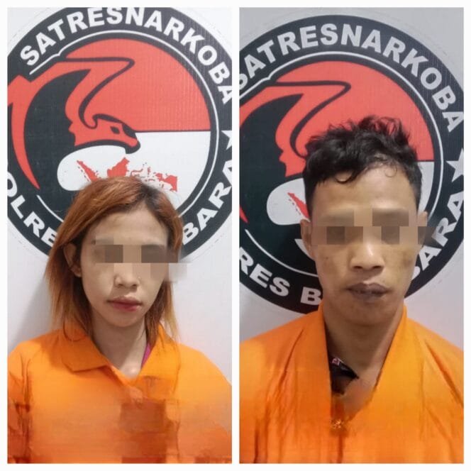 
					Sepasang Kekasih Diciduk Satres Narkoba Polres Batubara, Simpan 10 Gram Sabu Siap Edar