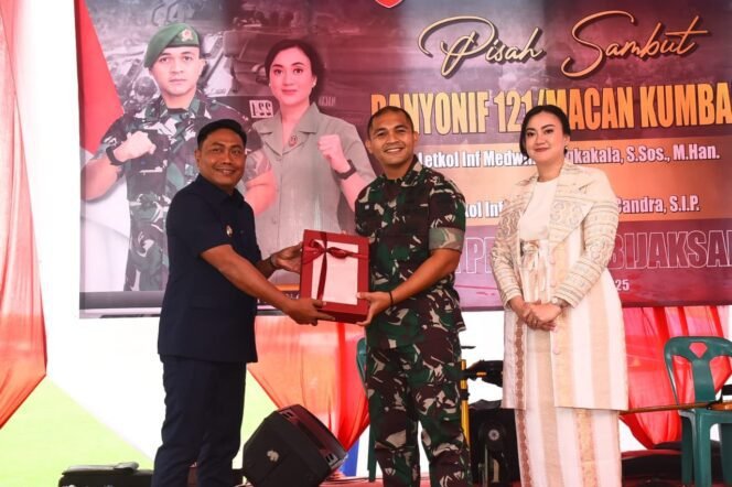 
					Pisah Sambut Dan Yonif 121/MK, Wabup: Dukungan TNI Jadi Kekuatan Wujudkan Tujuan Bersama