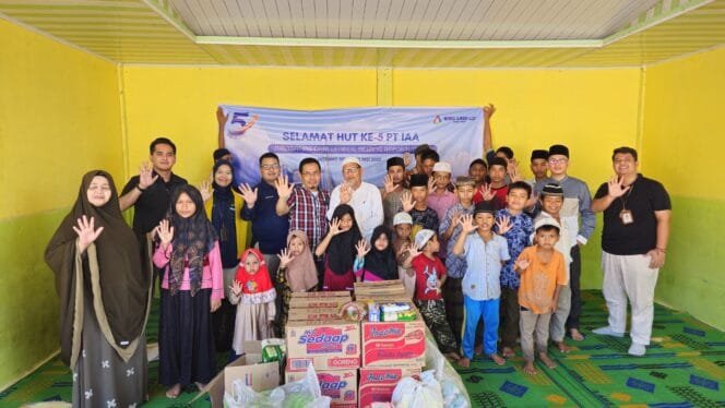 
					HUT ke-5, PT IAA Berbagi Kebahagian di Panti Asuhan Ath Thohiriyyah