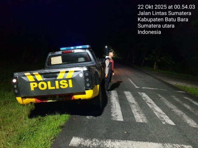 
					Sat Samapta Polres Batu Bara Gencarkan Patroli Roda 4 Antisipasi Begal, Balap Liar, dan Kejahatan Jalanan
