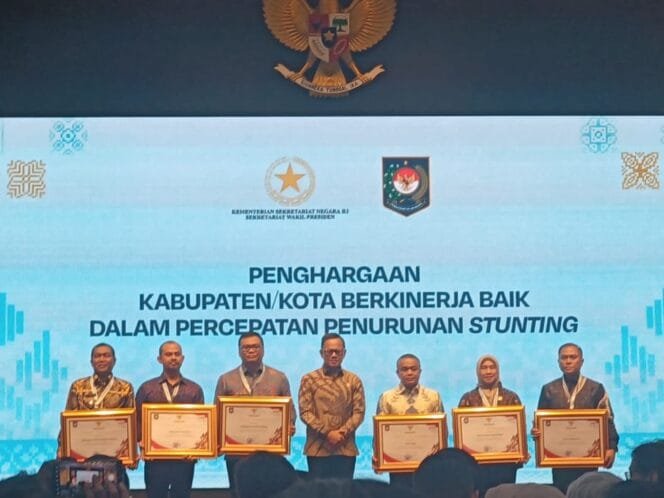 
					Deli Serdang Raih Penghargaan Daerah Berkinerja Baik Pencegahan Stunting