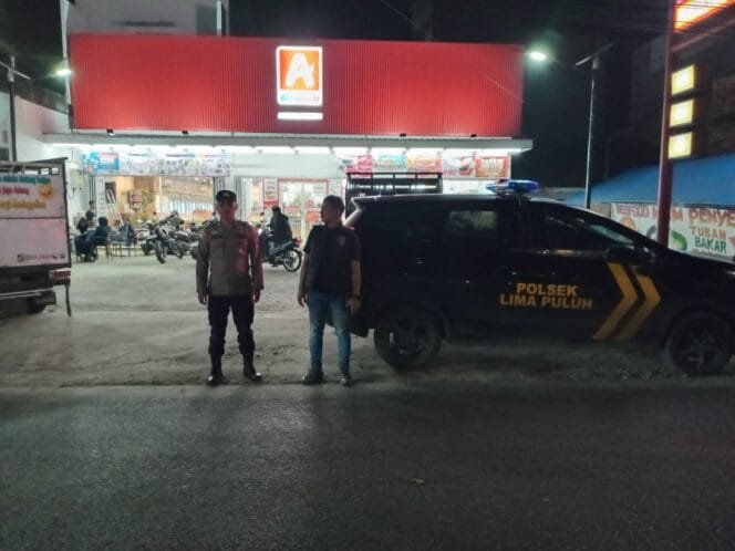 
					Polsek Lima Puluh Gencarkan Patroli Mobile Cegah Tawuran dan Geng Motor di Batu Bara