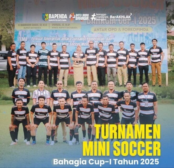 
					Bapenda Batu Bara Perkuat Sinergi Lintas Sektor Lewat Mini Soccer Bahagia Cup 2025