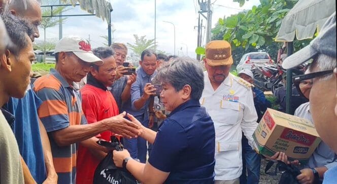 
					Bagikan Ratusan Sembako di Desa Lalang, Inalum Gelar Pengobatan Gratis 