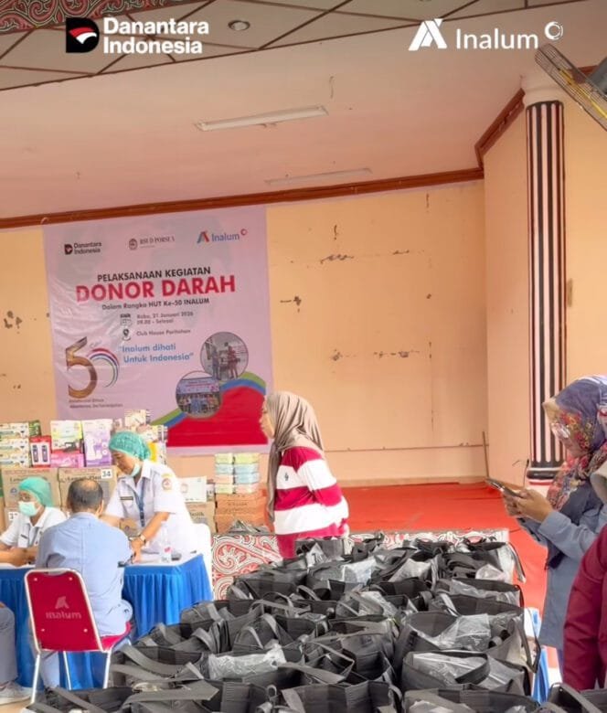 
					INALUM Peringati 50 Tahun dengan Aksi Donor Darah Bersama RSUD Porsea
