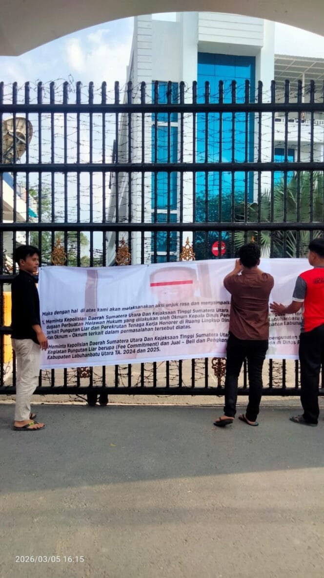 
					Isu “Tiket Masuk” Honorer Rp30–40 Juta, Aktivis Desak Kejatisu Periksa Kadisdik Labura