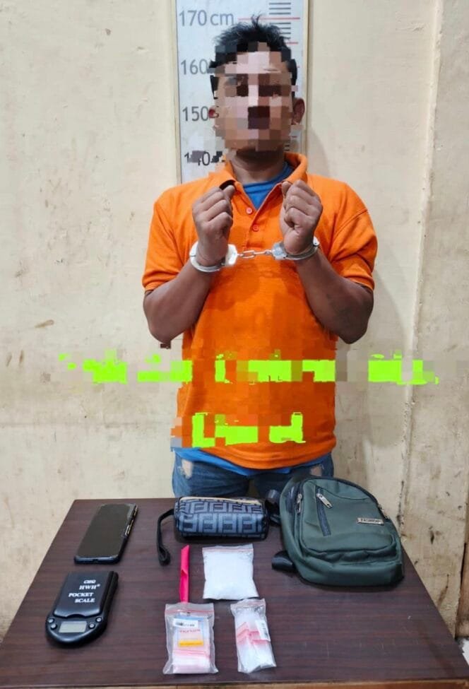 
					Satres Narkoba Polres Langkat Ringkus Tersangka Pengedar Sabu 