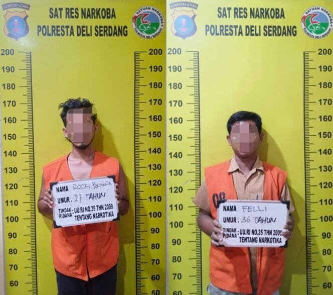 
					Sat Res Narkoba Polresta Deli Serdang dan Polsek Pantai Labu Bongkar Kasus Sabu, Dua Pria Diamankan