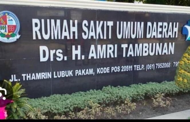 
					Direktur RSUD Drs H Amri Tambunan , dr Erlinda Yani Bantah Isu Dugaan Pasien tertahan  Karna tidak punya biaya Berobat 