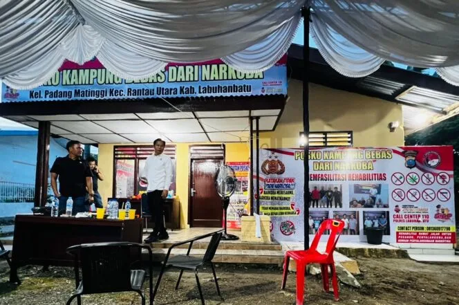 
					Konsisten Perangi Narkoba, Satres Narkoba Polres Labuhanbatu Galakkan Posko Kampung Bebas Dari Narkoba