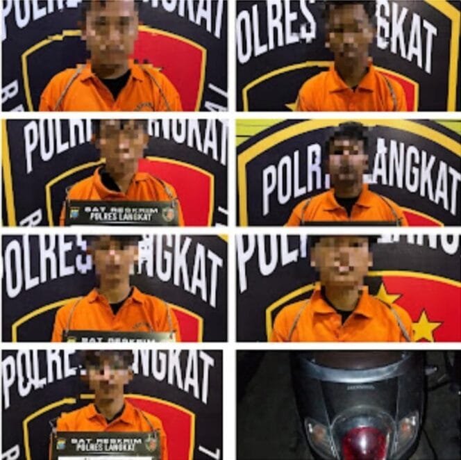 
					Unit Pidum Sat Reskrim Polres Langkat Mengungkap Kasus Curas dan Meriingkus Tujuh Tersangka