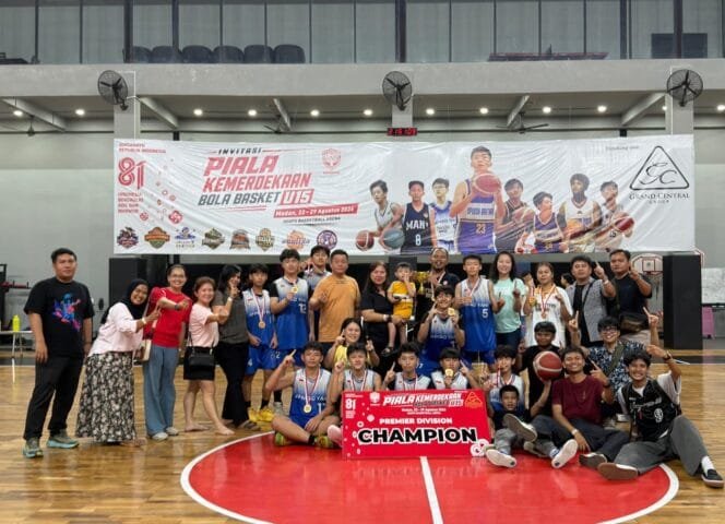 
					Tim Yaspend Basket Ahmad Yani Juara Pertama di Piala Kemerdekaan  K U15