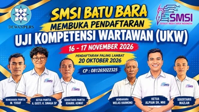 
					Perdana di Batu Bara, SMSI Gelar UKW untuk Tingkatkan Kompetensi Wartawan