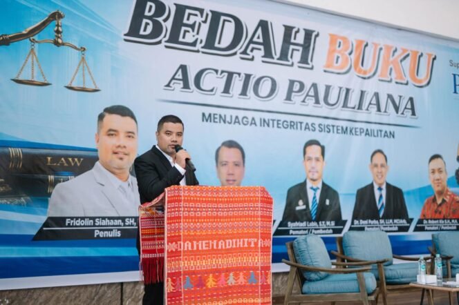 
					Bedah Buku Actio Pauliana, Fridolin Siahaan Dorong Perlindungan Hak Kreditor dalam Kepailitan